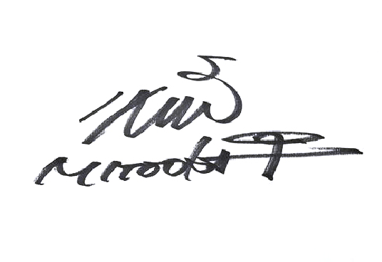 水戸岡鋭治 サイン